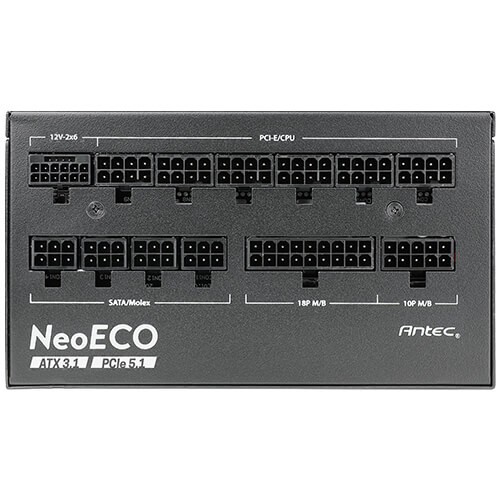 Nguồn Máy Tính ANTEC NeoECO NE1000G M (1000w, 80 Plus Gold, modular, ATX 3.0, PCIe 5.0)