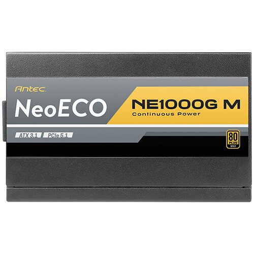 Nguồn Máy Tính ANTEC NeoECO NE1000G M (1000w, 80 Plus Gold, modular, ATX 3.0, PCIe 5.0)