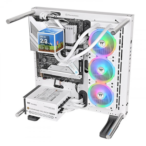Tản nhiệt nước Thermaltake MINECUBE 360 Ultra ARGB Sync Snow Edition AIO Liquid Cooler