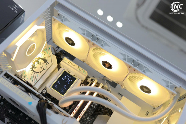 Bộ PC Gaming Core i5-14600KF, RAM 16GB, RTX 5060 OC 8GB White