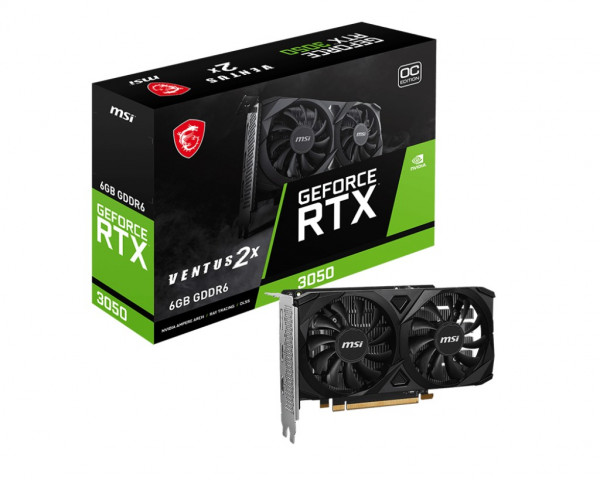 Card Màn Hình MSI RTX 3050 VENTUS 2X E 6GB OC