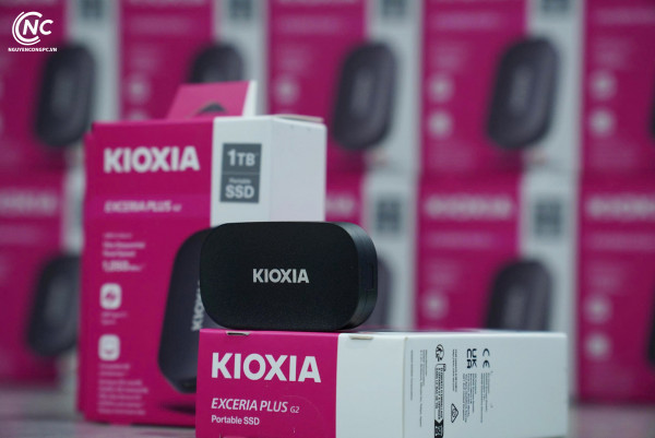 Ổ cứng di động SSD KIOXIA EXCERIA PLUS G2 Portable 1TB (LXD20K001TG8)