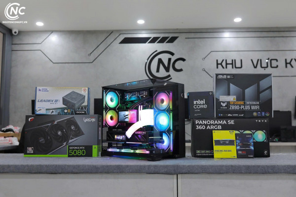Bộ PC Gaming Intel Core Ultra 9 285K, RAM 64GB DDR5, RTX 5080 16GB