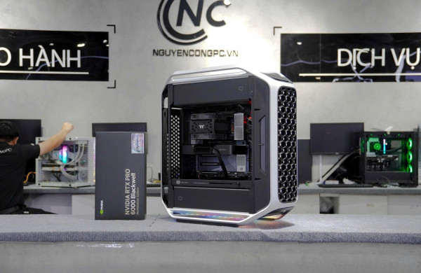 Bộ PC AI AMD Ryzen Threadripper 9960X, 256GB RAM DDR5, VGA RTX PRO 6000 96GB