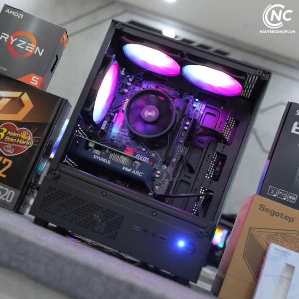 Bộ PC Gaming AMD Ryzen 5 5500, RAM 16GB, VGA 6GB [TẶNG MÀN HÌNH]