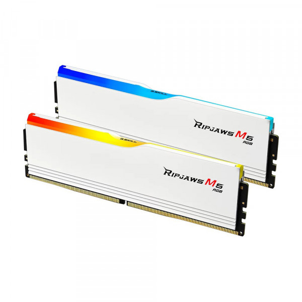 RAM G.Skill Ripjaws M5 RGB 32GB (2x16GB) DDR5 6400MHz (F5-6400J3648F16GX2-RM5RW, White)