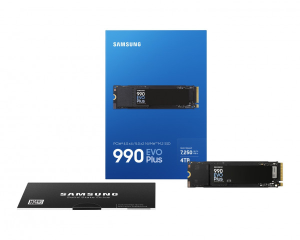 Ổ cứng SSD Samsung 990 EVO Plus 4TB NVMe PCIe Gen4 x4 (M.2 2280)