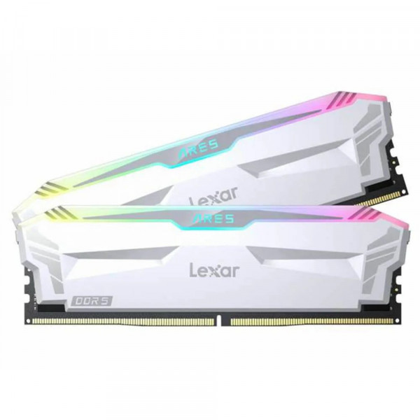 RAM Lexar ARES RGB 32GB (2x16GB) DDR5 6400MHz (White, LD5EU016G-R6400GDWA)