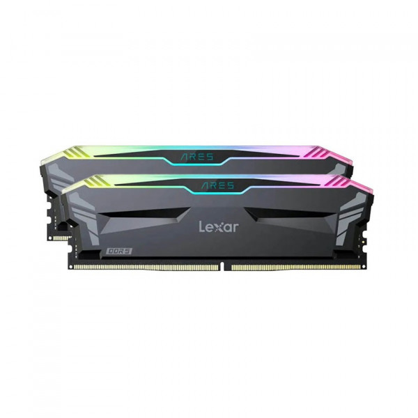 RAM Lexar ARES RGB 32GB (2x16GB) DDR5 6400MHz (Black, LD5EU016G-R6400GDLA)