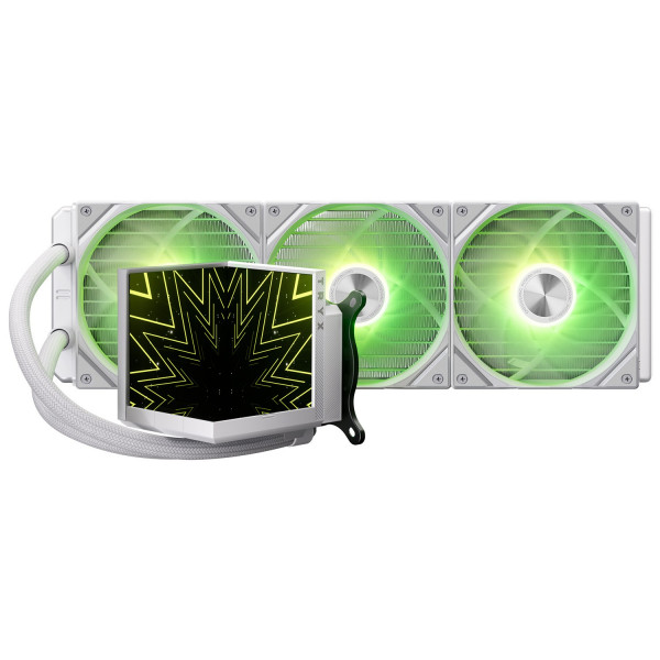 Tản nhiệt nước TRYX Stage 360 AIO White (LCD Display, ARGB, 360mm, L-S360A-DM3M-G0W)