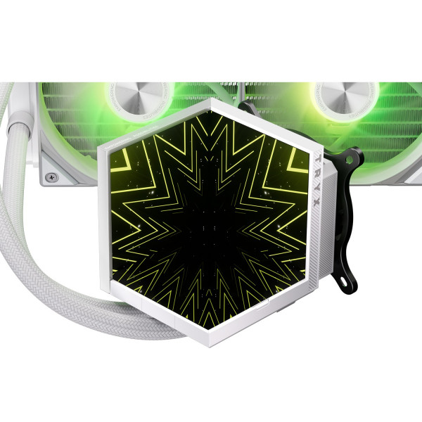 Tản nhiệt nước TRYX Stage 360 AIO White (LCD Display, ARGB, 360mm, L-S360A-DM3M-G0W)