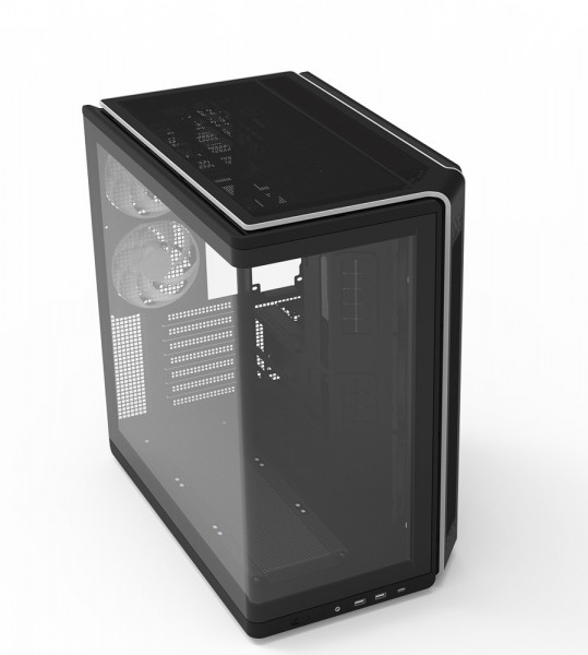 Vỏ case Zalman P60 (Mid Tower, 5 Fan ARGB 120mm, Màu đen)