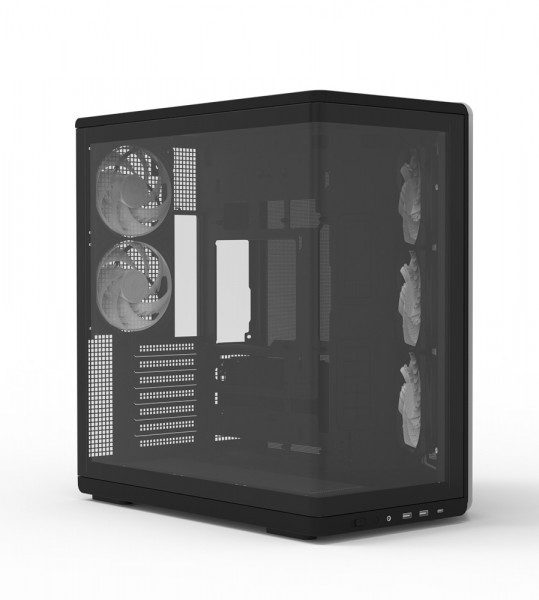 Vỏ case Zalman P60 (Mid Tower, 5 Fan ARGB 120mm, Màu đen)