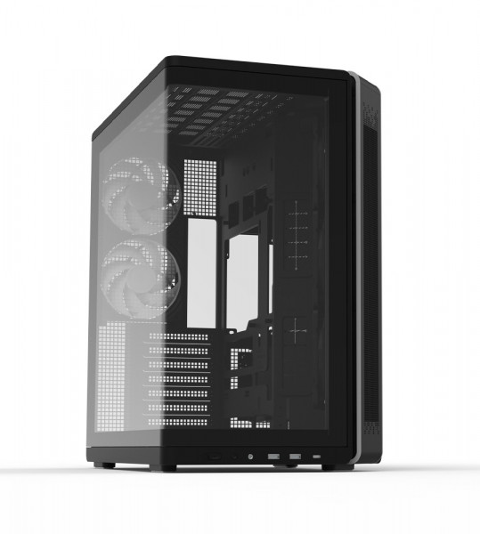Vỏ case Zalman P60 (Mid Tower, 5 Fan ARGB 120mm, Màu đen)