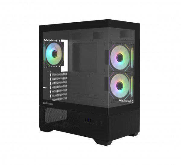 Vỏ case Zalman Chronix V2 (Mid Tower, 3 Fan ARGB 120mm, Màu đen)