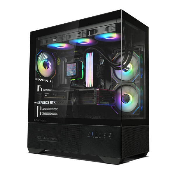 Vỏ case Zalman Chronix V2 (Mid Tower, 3 Fan ARGB 120mm, Màu đen)