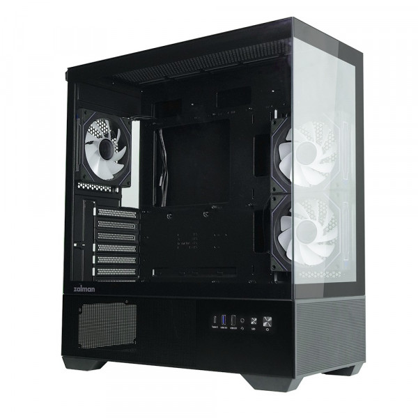 Vỏ case Zalman Chronix V2 (Mid Tower, 3 Fan ARGB 120mm, Màu đen)