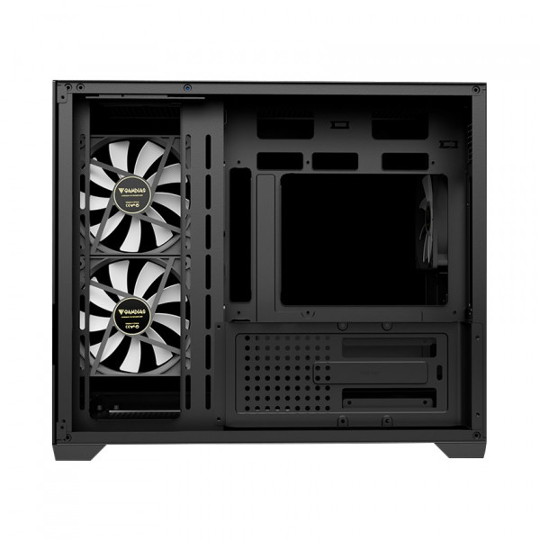 Vỏ case Gamdias GC10M V2 ARGB (M-ATX, 3 Fan ARGB, Màu đen)