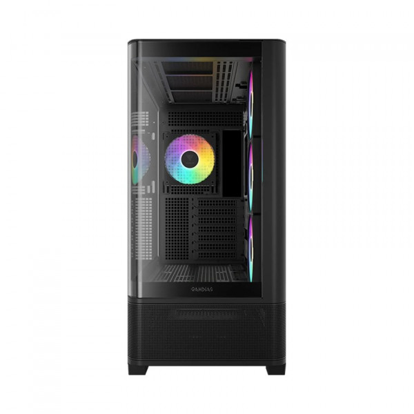 Vỏ case Gamdias Atlas P2 CG (ATX, Màu đen)