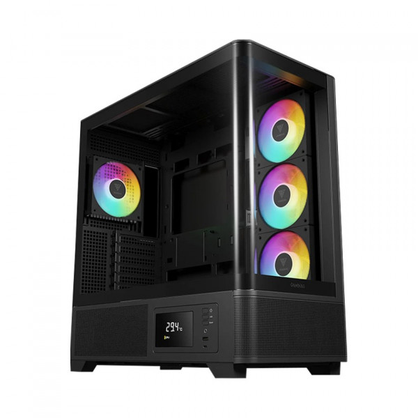 Vỏ case Gamdias Atlas P2 CG (ATX, Màu đen)