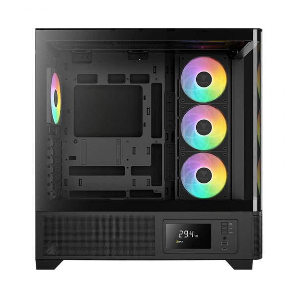 Vỏ case Gamdias Atlas P2 CG (ATX, Màu đen)