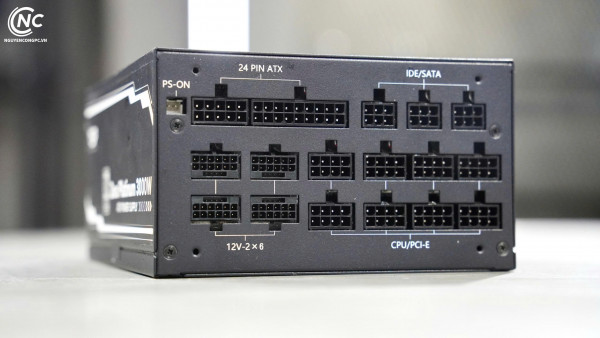 Nguồn máy tính VSP Zeus Platinum VZ3000P 3000W (80 Plus Platinum, Full Modular, Màu đen)