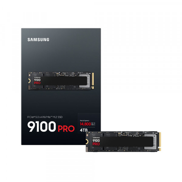 SSD Samsung 9100 PRO 4TB NVMe PCIe 5.0 x4 (M.2 2280, MZ-VAP4T0BW)