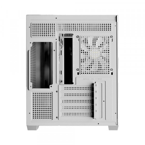 Vỏ case Gamdias GC10M V2 ARGB (M-ATX, 3 Fan ARGB, Màu trắng)