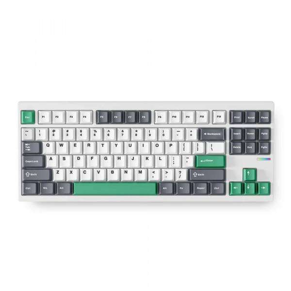 Bàn phím cơ MCHOSE GX87 Lite (3 Modes,White Nano Spraying)