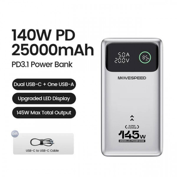 Sạc dự phòng Movespeed M25 Pro (25000mAh)