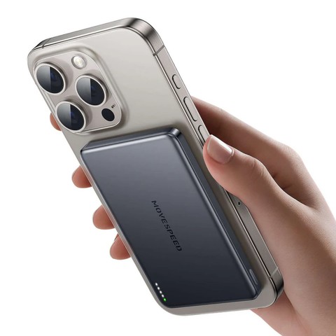 Sạc dự phòng từ tính Movespeed W10 10000mAh (20W, Yellow)