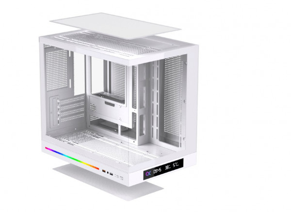 Vỏ case Xigmatek Cloud M DGT (mATX, White, No Fan)
