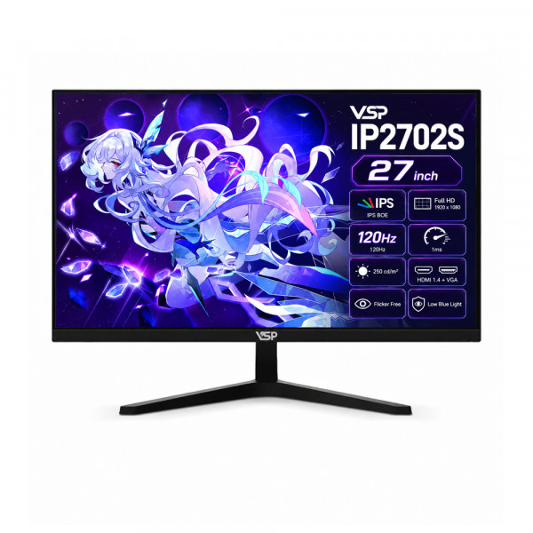 Màn hình VSP IP2702S (27 inch, IPS, FHD, 120Hz, 1ms)