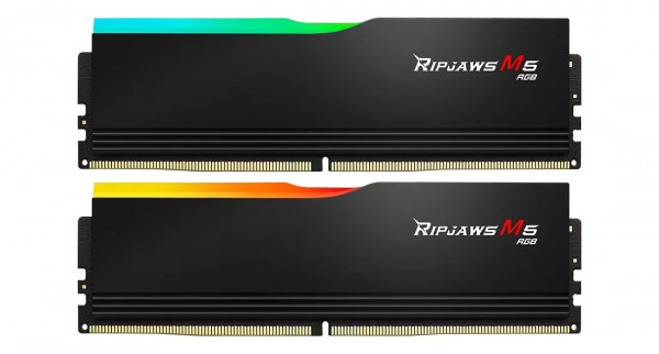 RAM G.Skill Ripjaws M5 RGB 64GB DDR5 5200MHz (2x32GB, CL40, Black, F5-5200J4040A32GX2-RM5RK)