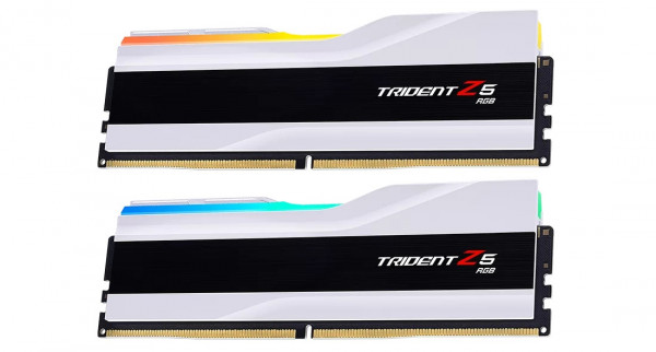 RAM G.Skill Trident Z5 RGB 32GB DDR5 6400MHz (2x16GB, White, F5-6400J3239G16GX2-TZ5RW)
