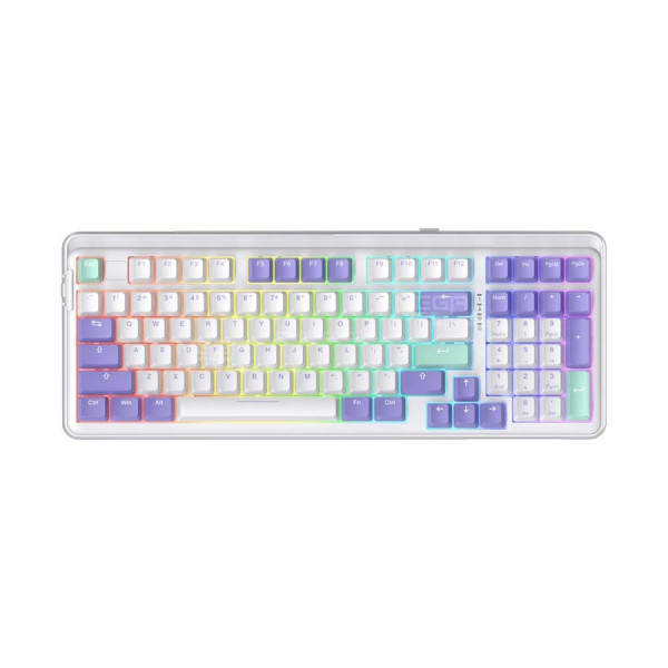 Bàn phím cơ DareU EK98 Pro Mystic Violet (Triple Mode, DareU Dream Switch)