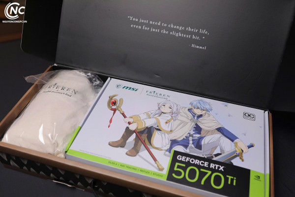 Card màn hình MSI GeForce RTX 5070 Ti Frieren Edition OC 16GB (GDDR7, 256-bit)