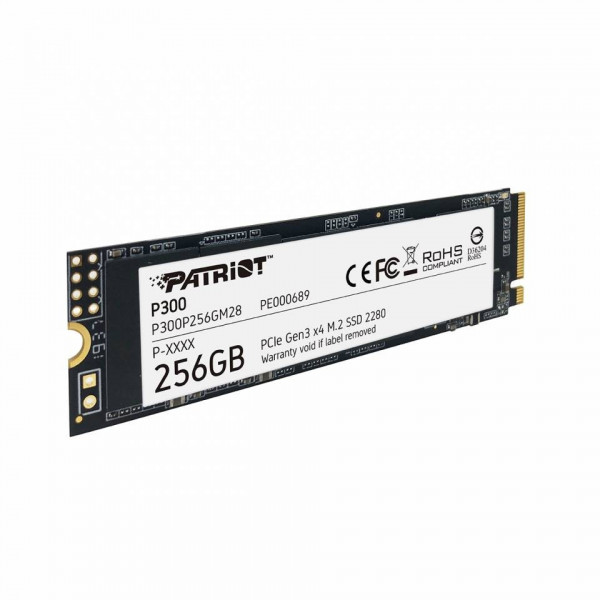 Ổ cứng SSD Patriot P300 256GB NVMe PCIe Gen3 x4 (M.2 2280, P300P256GM28)