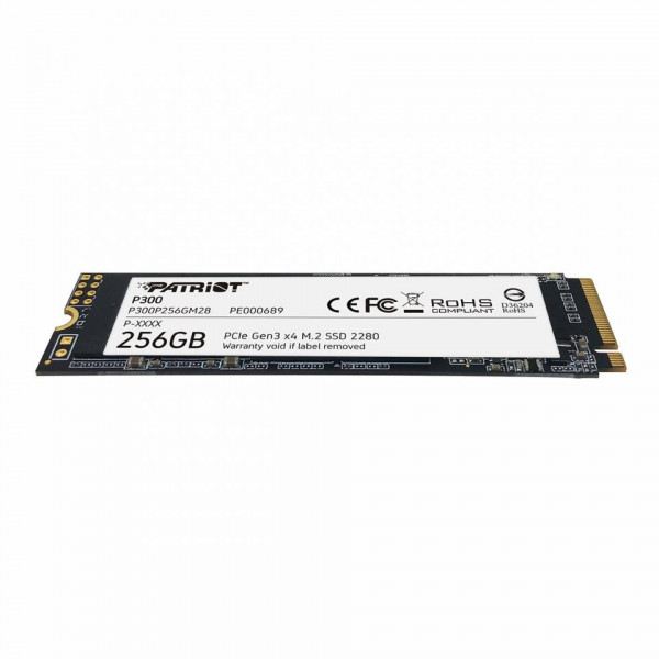 Ổ cứng SSD Patriot P300 256GB NVMe PCIe Gen3 x4 (M.2 2280, P300P256GM28)