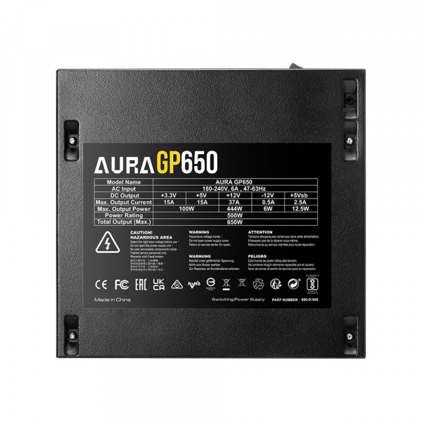 Nguồn máy tính Gamdias AURA GP650 650W