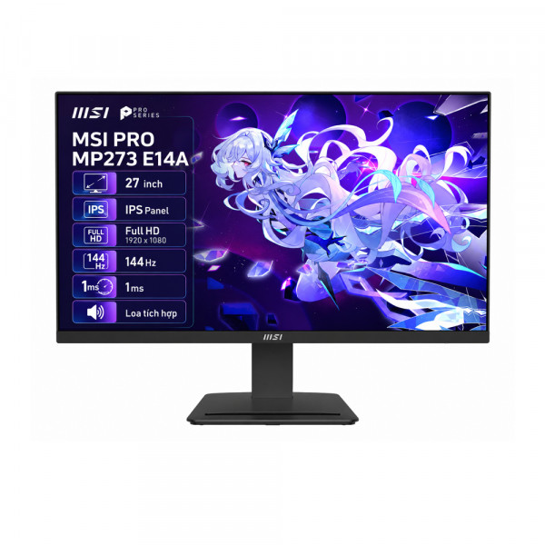 Màn hình MSI PRO MP273 E14A (27 inch, IPS, FHD, 144Hz, 1ms, Loa tích hợp)