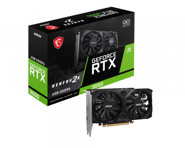 Card Màn Hình MSI RTX 3050 VENTUS 2X E 6GB OC
