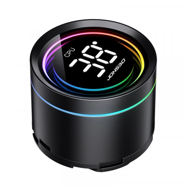 Tản nhiệt nước AIO Jonsbo TH-360 Black (360mm, ARGB, Hiển thị nhiệt độ)