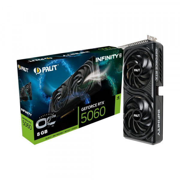 Card màn hình Palit GeForce RTX 5060 Infinity 2 OC 8GB (GDDR7)
