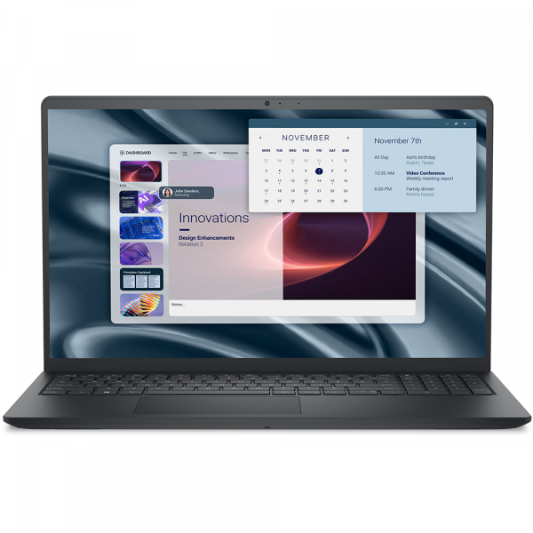 Laptop Dell Vostro 15 (Ryzen 5 7520U, 8GB RAM, 512GB SSD, 15.6 inch FHD, Ubuntu, Black)