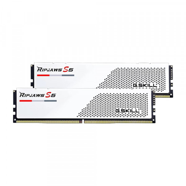 RAM G.Skill Ripjaws S5 Silver 32GB DDR5 6000MHz (2x16GB, CL36, Silver, F5-6000J3648D16GX2-RS5W)