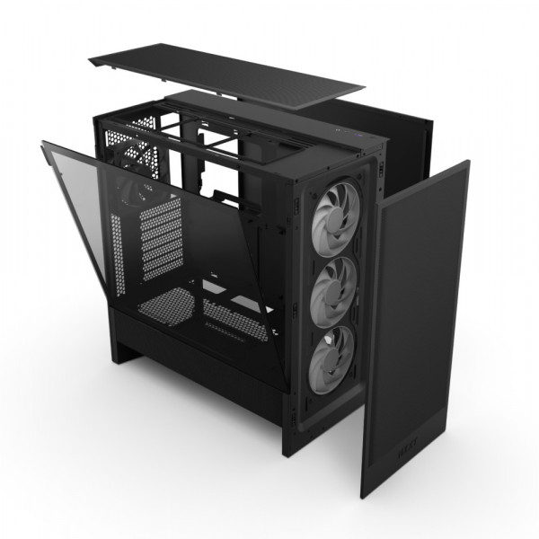 Vỏ case NZXT H5 Flow (Black, CC-H51FB-R1)