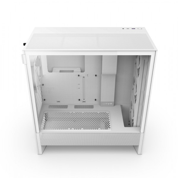 Vỏ case NZXT H5 Flow (White, CC-H51FW-R1)