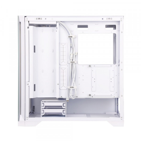 Vỏ case SAMA 4502 (ATX, White, 3 Fan ARGB)