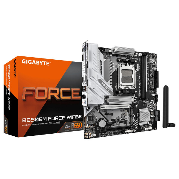 Mainboard Gigabyte B650EM FORCE WIFI6E (AM5, mATX, 2x DDR5, Wi-Fi 6E)